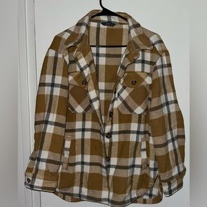 Plaid Shacket - Size M